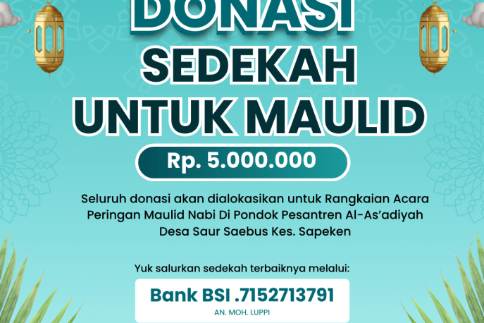 Donasi Maulid PP. ASY